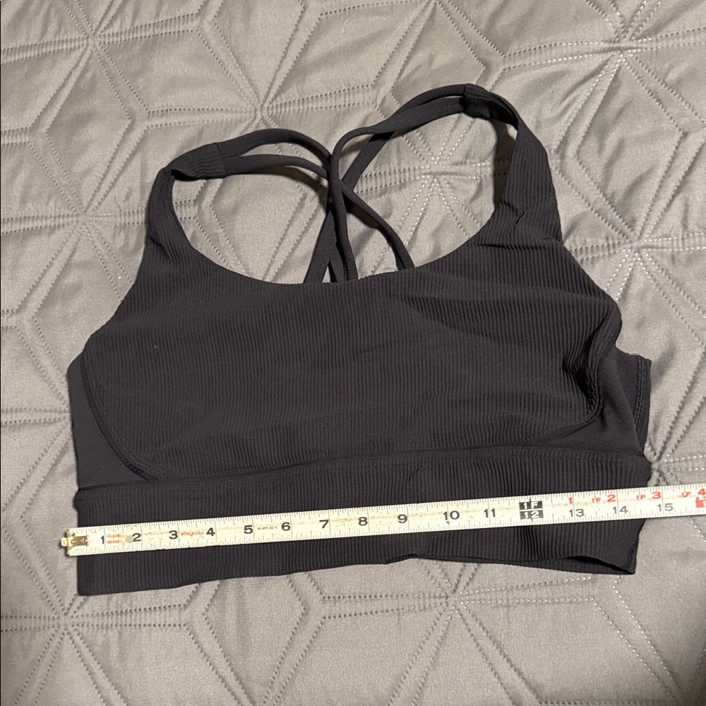 Lululemon Black Strappy Sports Bra